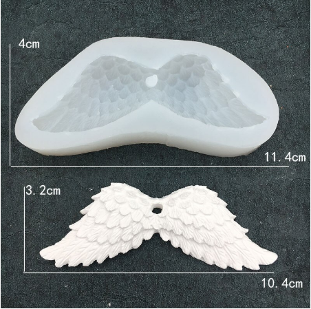 NA003MS - Asas Anjo - Molde de Silicone