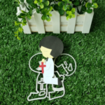 RL006 - Menina/Menino a Rezar - Metal Die Cut
