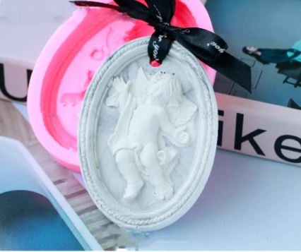 NA011MS - Moldura Anjo - Molde de Silicone