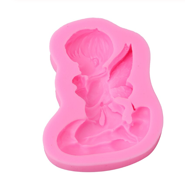 NA013MS - Menino Anjo - Molde de Silicone