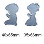 RL018 - Menino e Menina a Rezar- Metal Die Cut