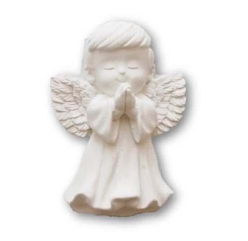 NA031MS - Menino / Menina Anjo Rezar - Molde de Silicone
