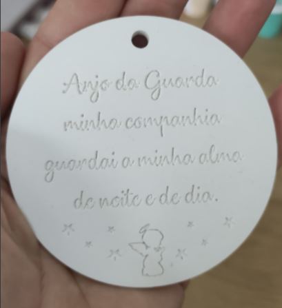 MF035MS - Anjo da Guarda ... - Molde de Silicone