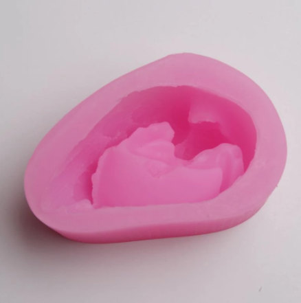 NA045MS - Anjo Asas 3D sabonete molde de silicone