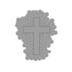 RL069 - Cruz c/ Fundo Picotado - Metal Die Cut
