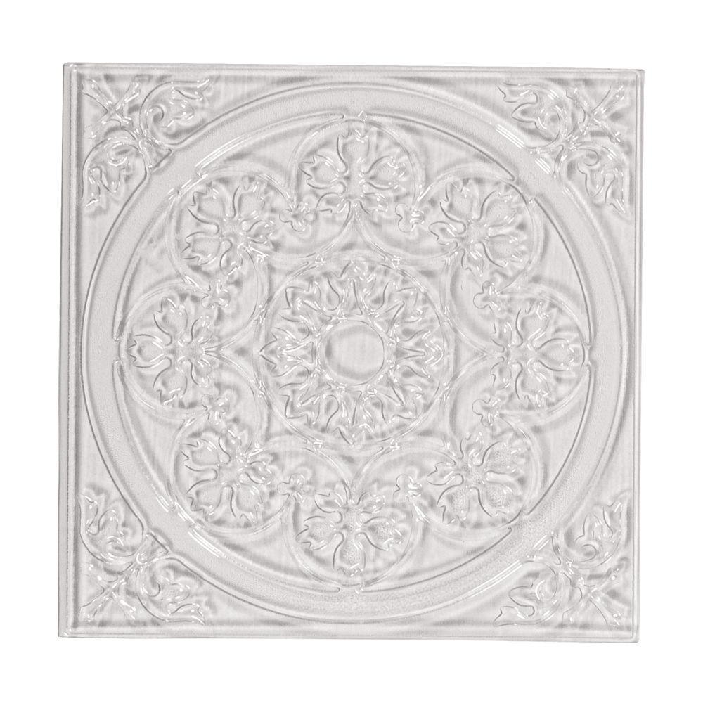 Rayher 36094000 Mandala de placa de derramamento de alívio 11x11cm, aba-saco 1pç