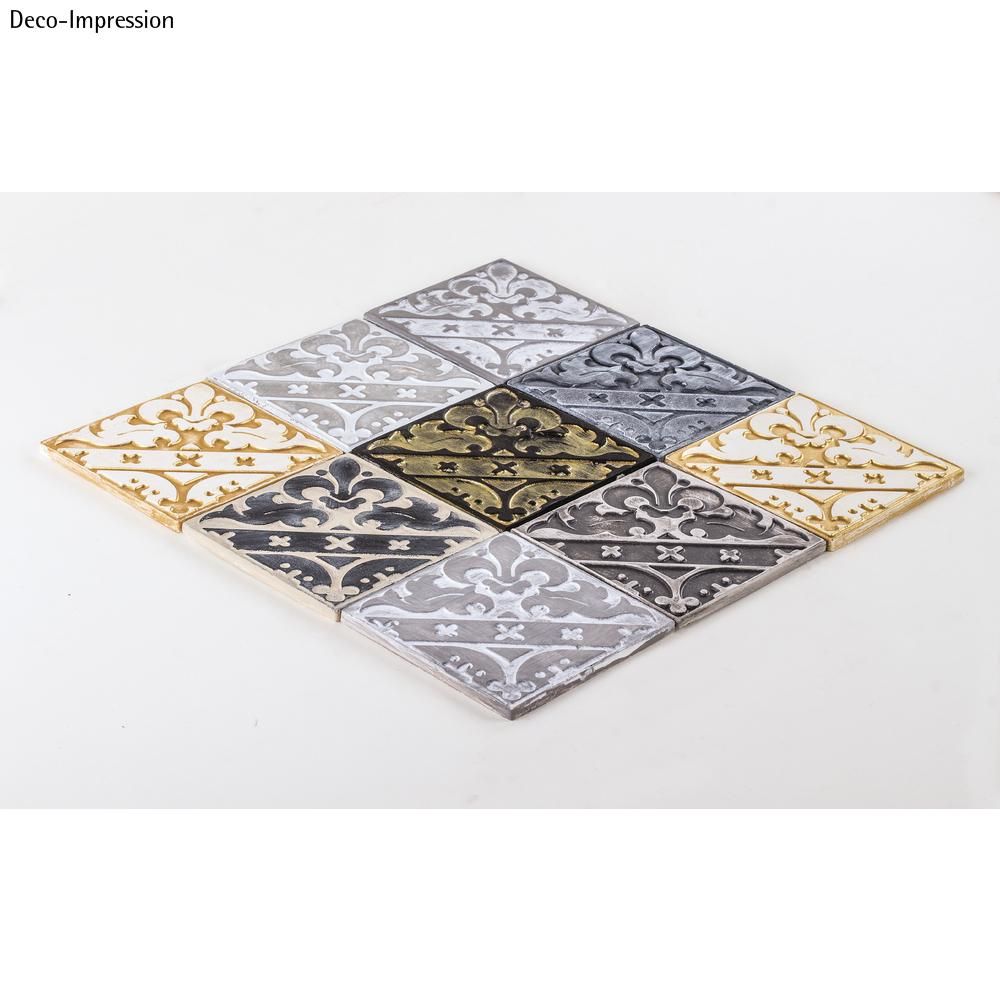 Rayher 36095000 Ornamento de derramamento de alívio 11x11cm, aba-saco 1pç