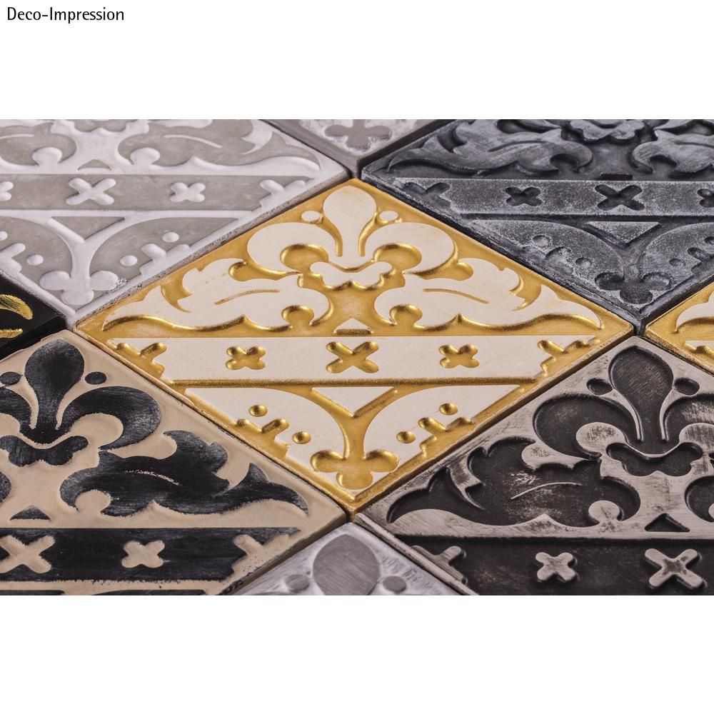 Rayher 36095000 Ornamento de derramamento de alívio 11x11cm, aba-saco 1pç