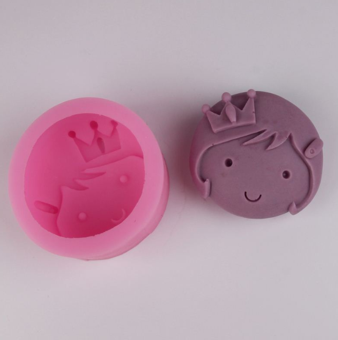 S023MS -Princesa menina /menino silicone - 2 Modelos escolher