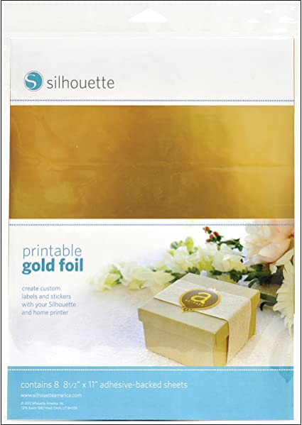 Papel metálico adesivo Dourado - MEDIA-GLD-ADH