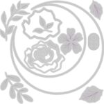 Sizzix 665080 - Lua Crescente + Flores - Metal Die Cut