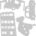 Sizzix 665220 - Transportes - Metal Die Cut