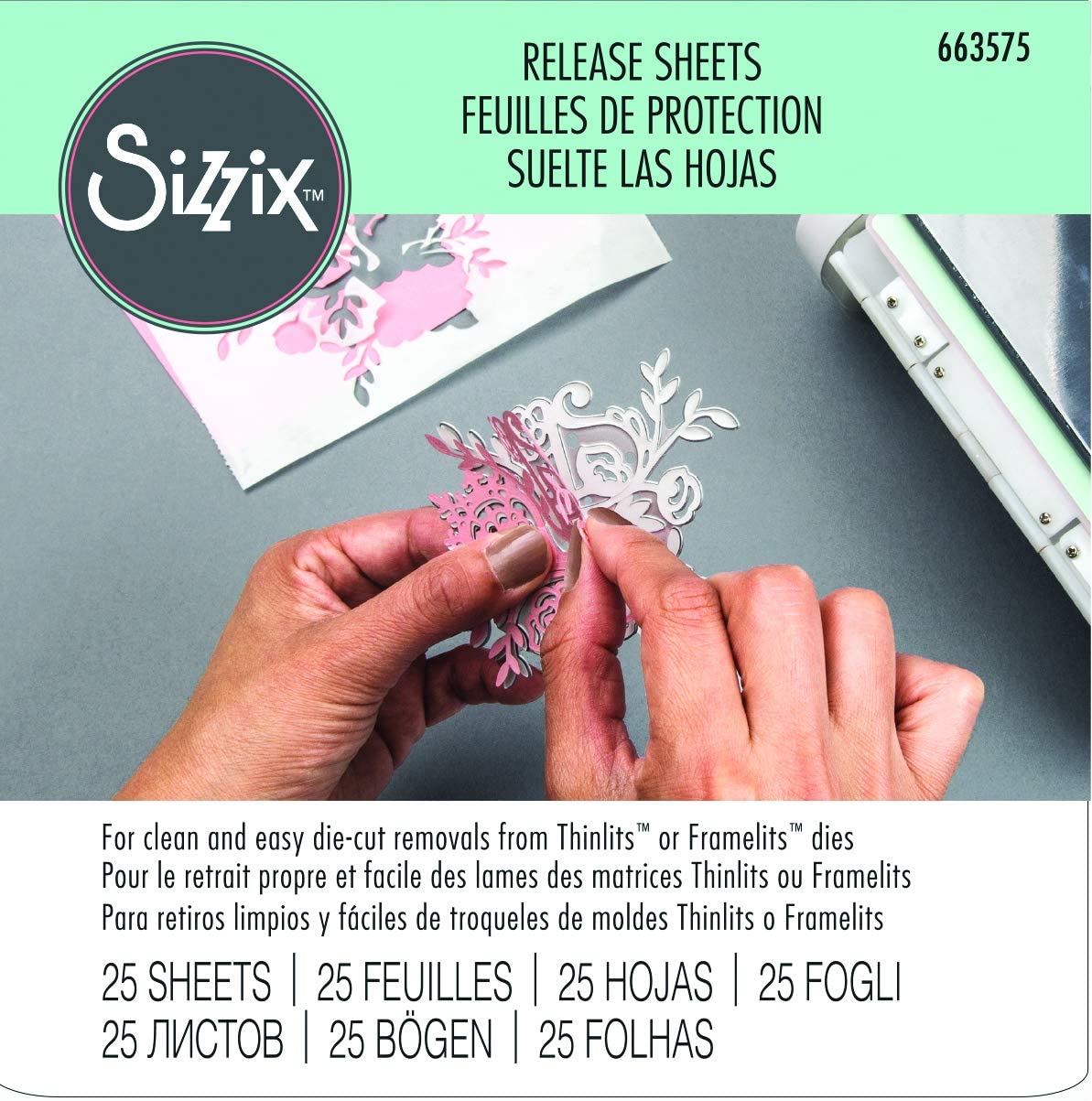 Sizzix 663575- Conj. 25 Folhas "Liberta-Fácil"