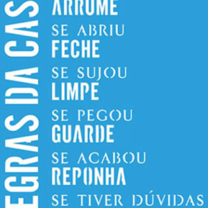 STM-520 – Stencil Litoarte – Regras da Casa