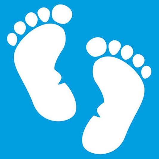 ST-X-209 – Stencil Litoarte – Pés de Bebé