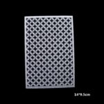 TX003 - Textura - Fundo Cartão Decorativo - Metal Die Cut