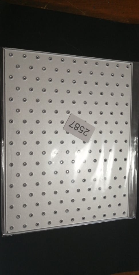 TX010 - Textura - Fundo Cartão Decorativo Bolinhas - Metal Die Cut