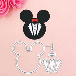 WD005 - Mickey Mouse in Smoking - Metal Die Cut