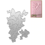 ANB013 - Borboletas 3D Decorativas Cartão/Convite - Metal Die Cut