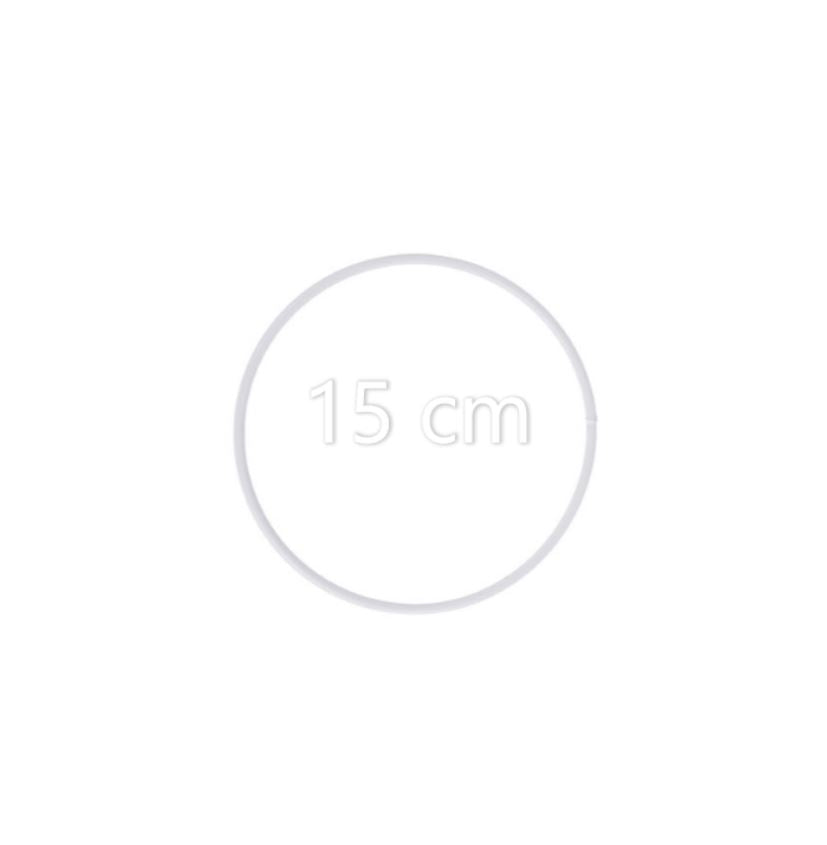 Aros Anéis de metal revestido a Branco / Dourado – 30 | 25 | 20 | 15 | 10 cm Caça Sonhos