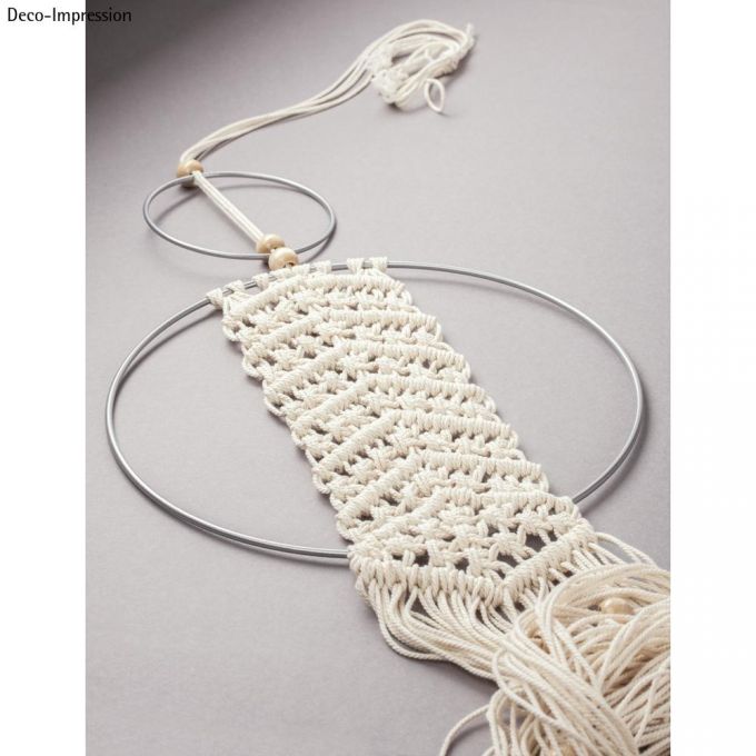 Aros Anéis de metal revestido a Branco – 60 | 50 | 45 | 40 | 35 cm Caça Sonhos