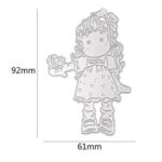 BBM015/17 - Menina - Metal Die Cut