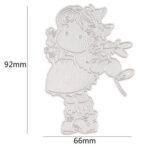 BBM015/17 - Menina - Metal Die Cut