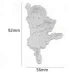 BBM015/17 - Menina - Metal Die Cut