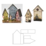 CX062 - Caixa Casa 2 Tamanhos - Metal Die Cut