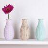 Frasco Vidro, 7cm ø 14cm, com listras- Rayher
