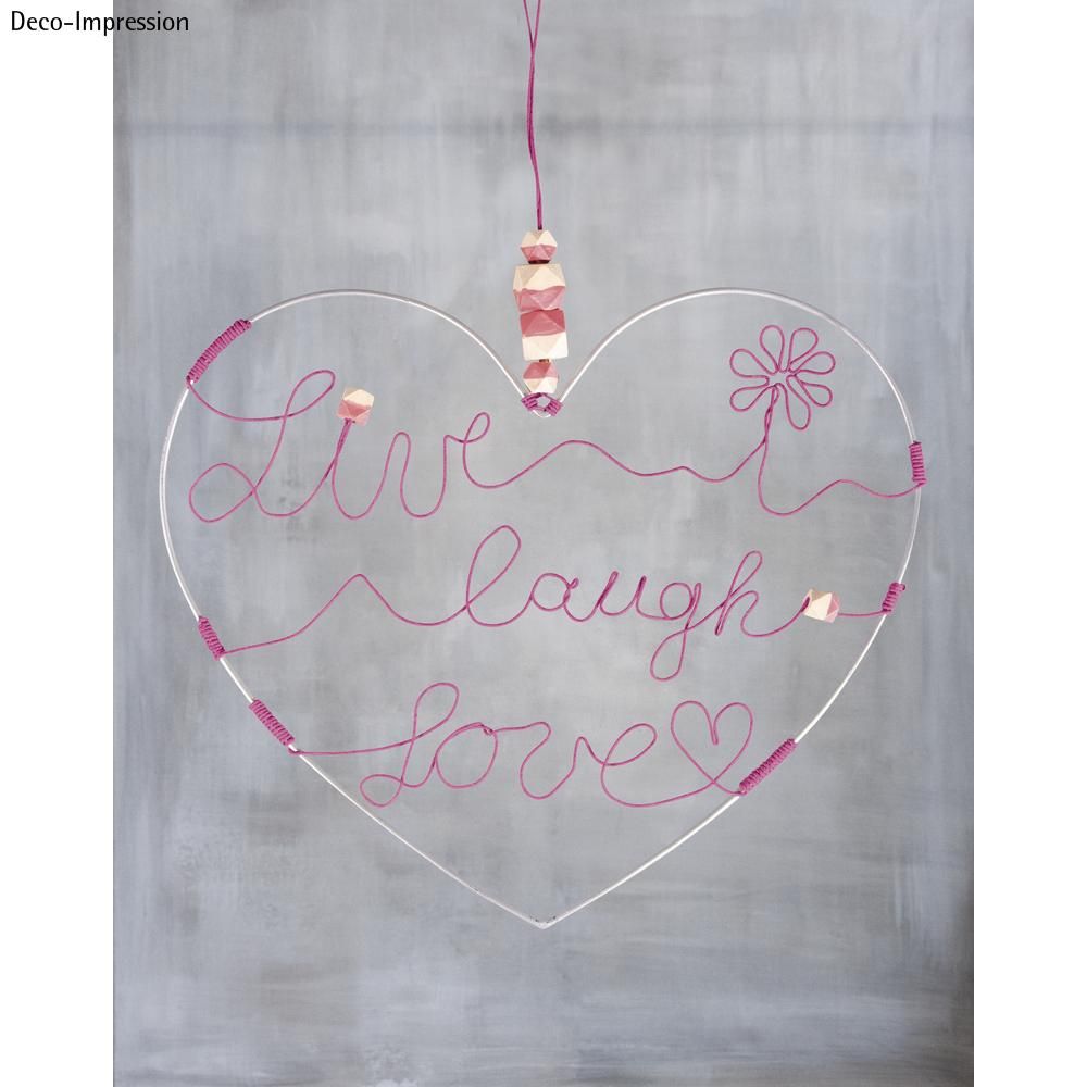 Coração de arame, 25cm ø 0,2 cm, Aros, Aneis Rayher 24117000