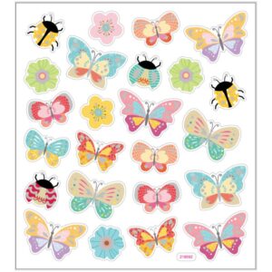 Creativ 29075 - Borboletas - Autocolantes/Stickers (1 folha)