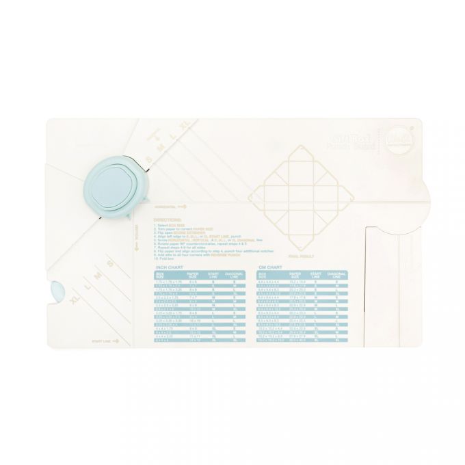 Placa p/ Cortar, Vincar e Criar Caixa de presente – Punch Board – We R Memory Keepers