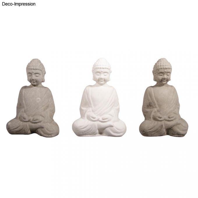 Rayher 34447000 . Molde de forma completa de látex: Buda 6,5 x 12,5 cm