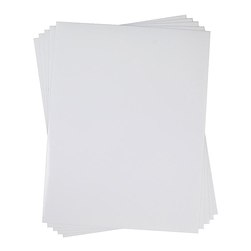 Folhas de fita adesiva (branca, 5 folhas)- SILHOUETTE Printable Duct Tape Sheets