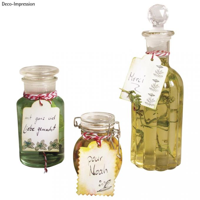Mini conjunto de carimbos de madeira - ervas aromáticas Rayher 68064000