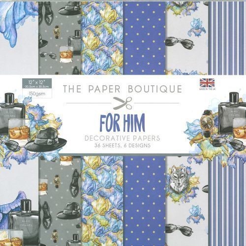 Conjunto de scrapbooking Paper Boutique 36 fls 30×30