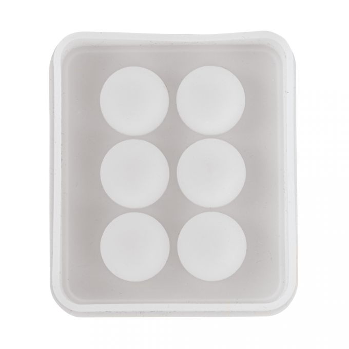Rayher - Grânulos de molde de fundição de silicone 6 moldes: 16 mm ø