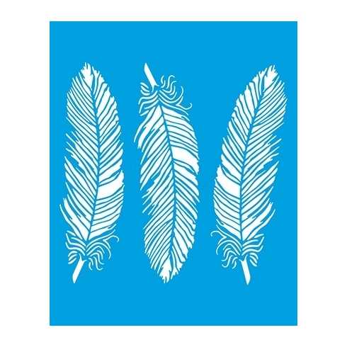 STM-661 – Stencil Litoarte – Penas