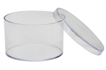 Caixa Acrilica cilíndrica 70x60 mm