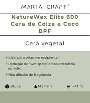 NatureWax Elite 600™ | BPF 30-45 ºC | Bloco