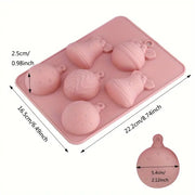 FC086MS -Molde de Silicone para Sino & Ornamento de Natal Festivo