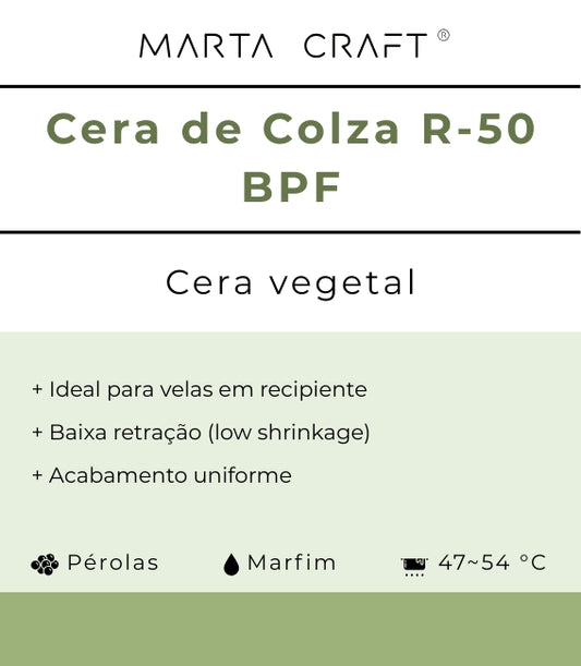 Cera de Colza R-50 | Recipientes | BPF 47-54 ºC