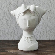 BP103MS - Molde de silicone menina olho fechado 3D
