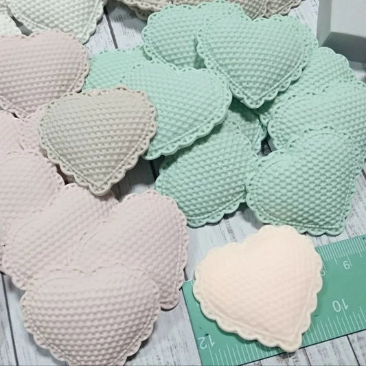 CA002MS - Molde em silicone -coração almofadado