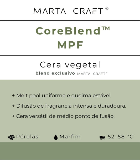 ♡ 06 - CoreBlend™  | Soja | BPF 52–58 ºC | Pérolas | Recipiente & Melts