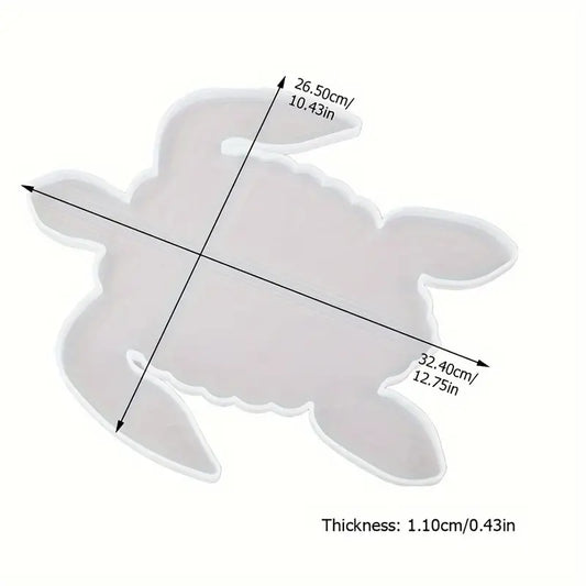 EP022MS - Molde de resina de tartaruga marinha de silicone - Bandeja