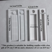 BP092MS - Molde Silicone Multifuncional para Velas