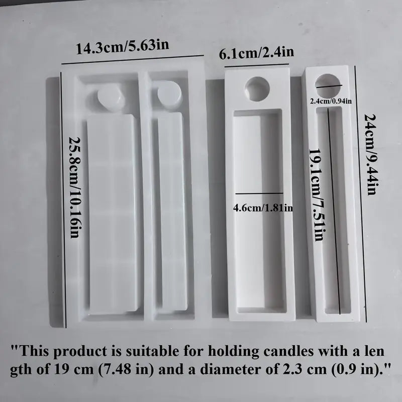 BP092MS - Molde Silicone Multifuncional para Velas