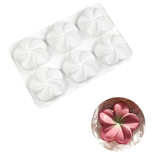 FC046MS -Molde de 6 Cavidades flor